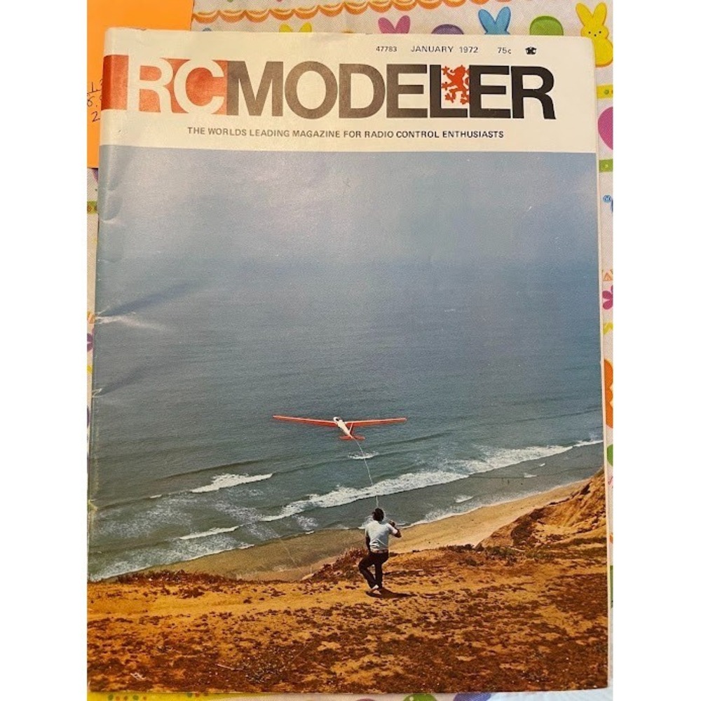 Vintage RC Modeler Magazine January 1972 Radio Control Airplane Glider Rare 70s